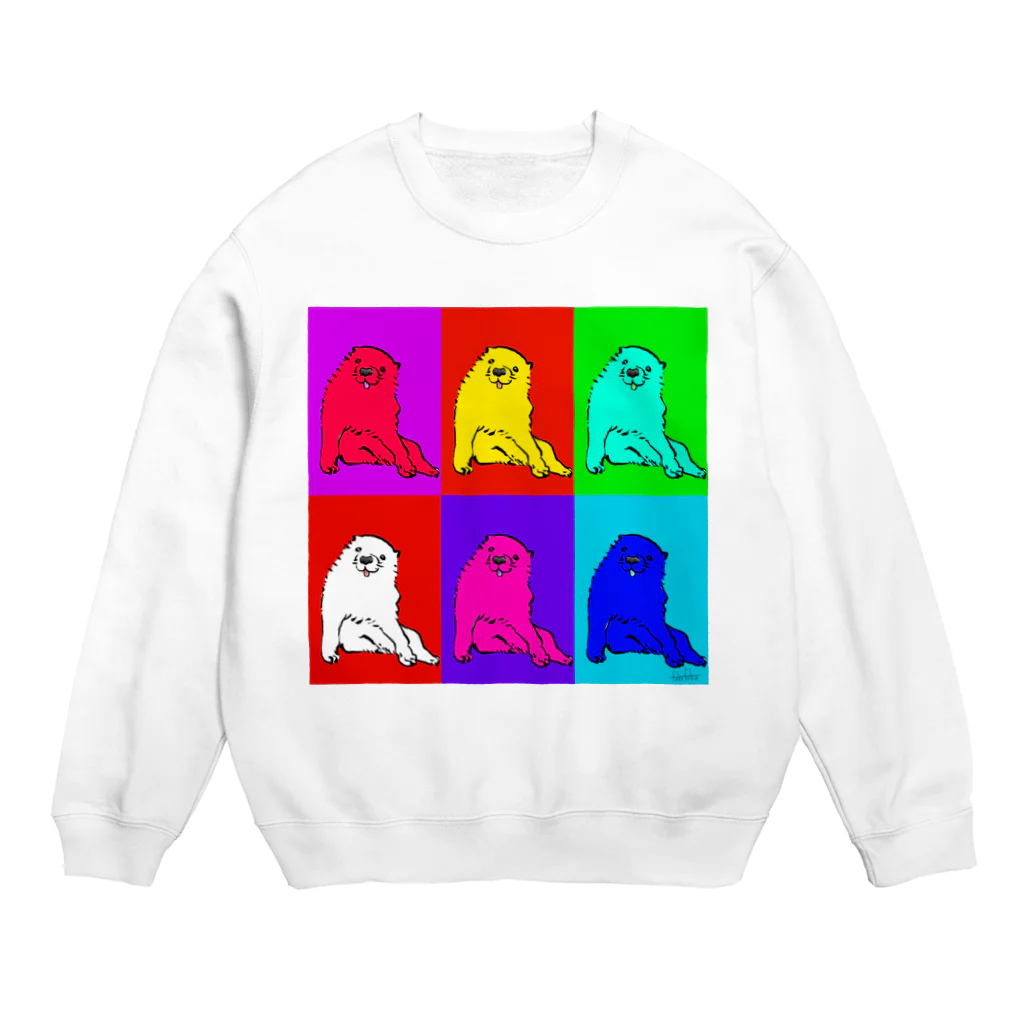 ふくふく商店の長沢芦雪の「あの犬」シリーズ Crew Neck Sweatshirt