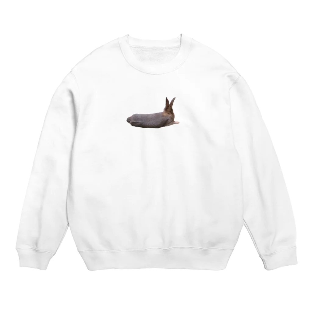 うさぎやのびろーん　横 Crew Neck Sweatshirt