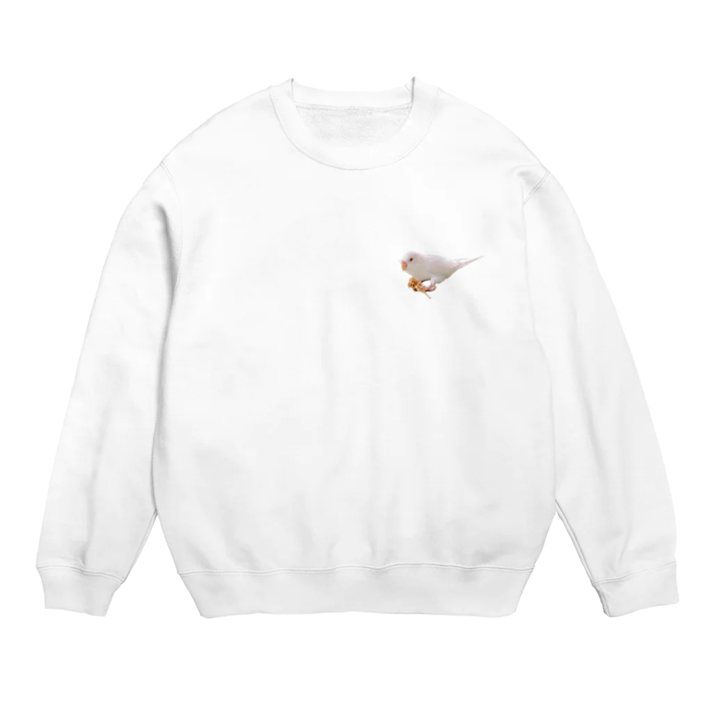 インコまるけのえりちゃん Crew Neck Sweatshirt