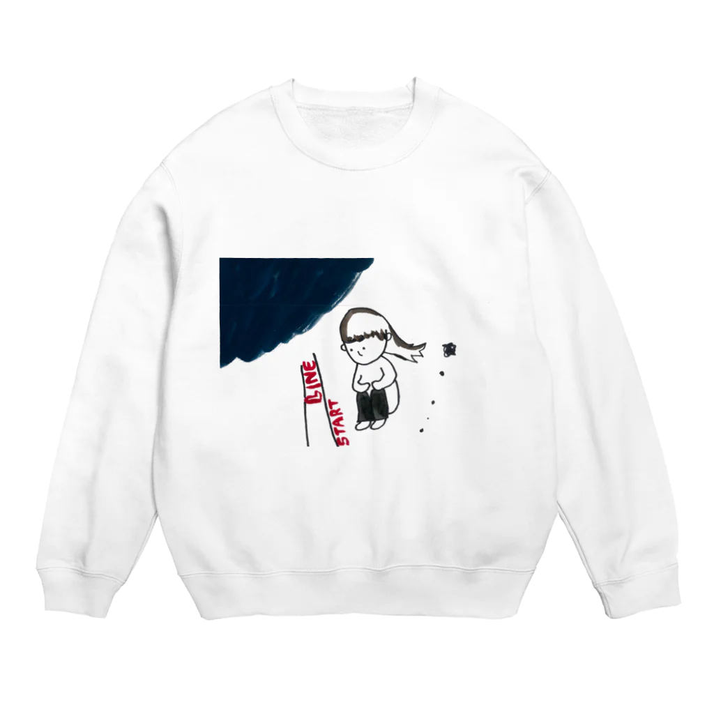 DAYU SHOPのスタートライン Crew Neck Sweatshirt