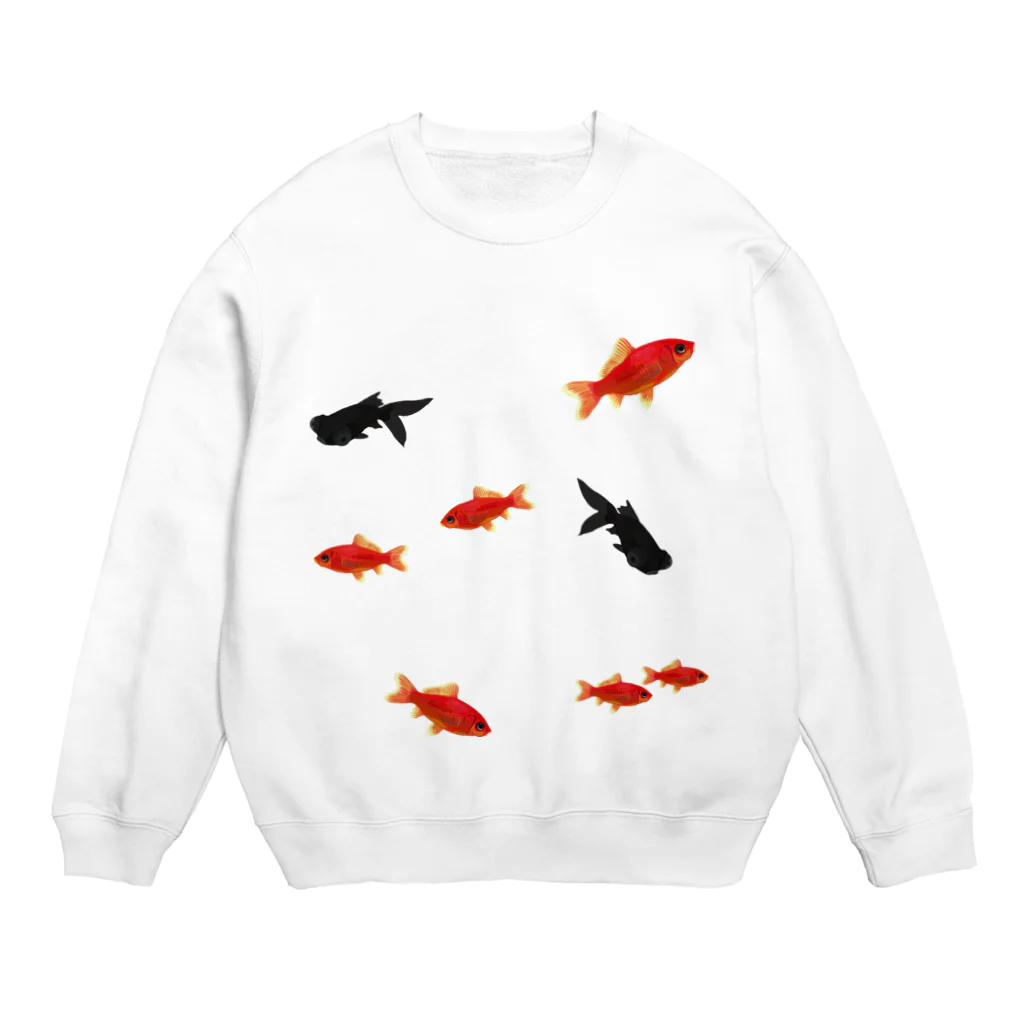 くろの金魚 Crew Neck Sweatshirt