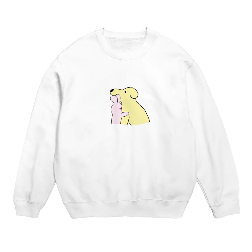 やぎひつじくんショップのぎゅうさぎ Crew Neck Sweatshirt