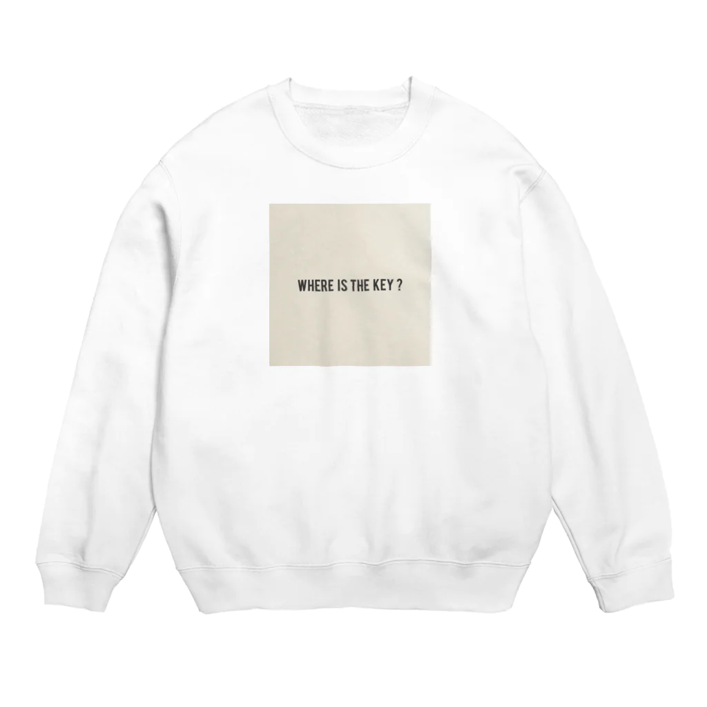 torpedoのWHERE IS THE KEY? Crew Neck Sweatshirt