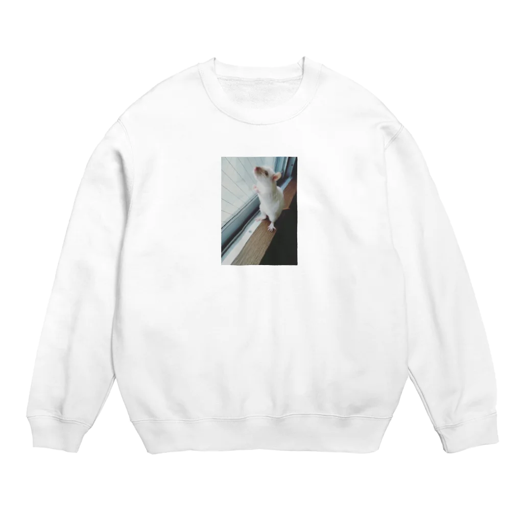 イギリスチョコスキーのファンシーラット(peaceful) Crew Neck Sweatshirt