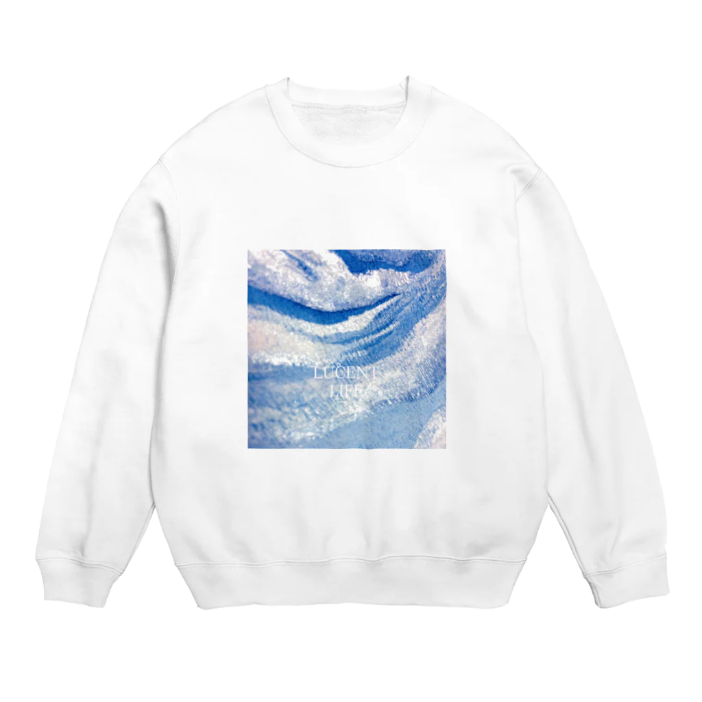 LUCENT LIFEのLUCENT LIFE　雲流 / Flowing clouds Crew Neck Sweatshirt
