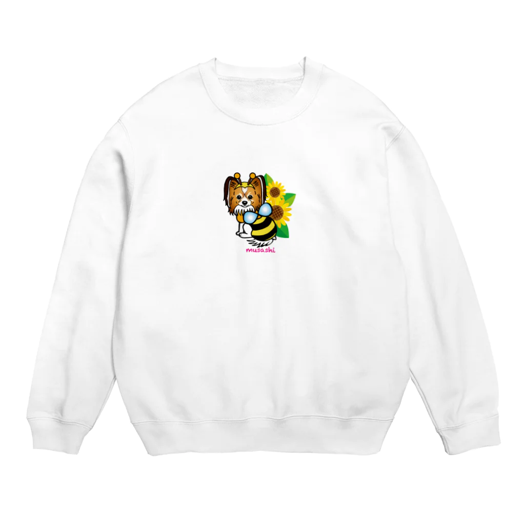 みみのお友達のムサシぶんぶんグッズ Crew Neck Sweatshirt