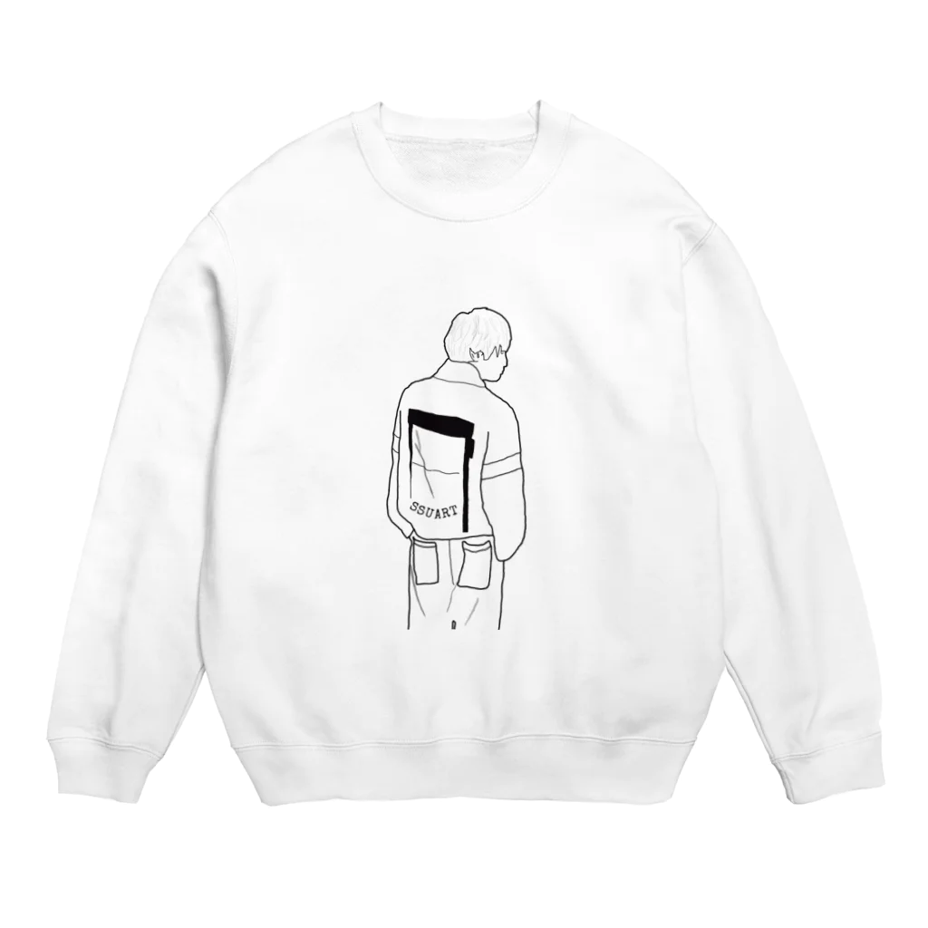 Ayaの後ろ姿から伝わる Crew Neck Sweatshirt