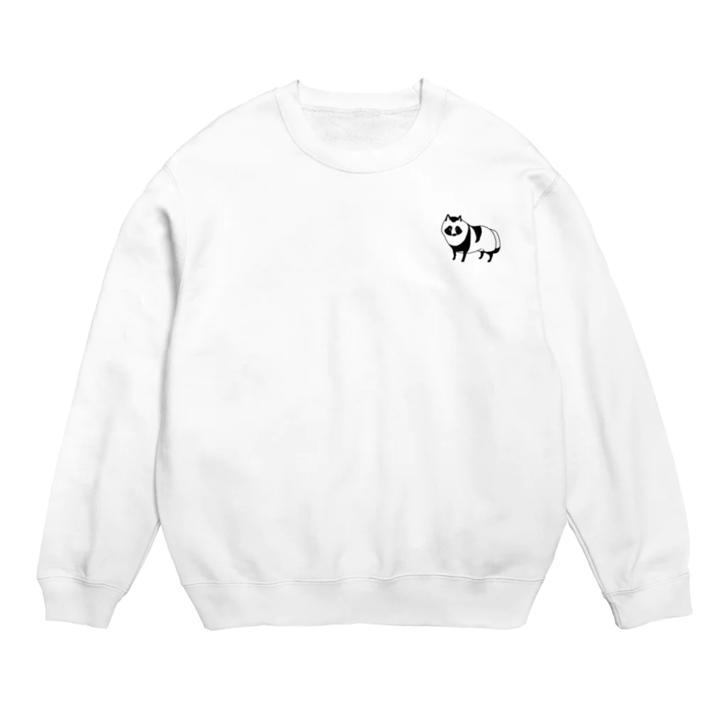 おみやげやのたぬき Crew Neck Sweatshirt