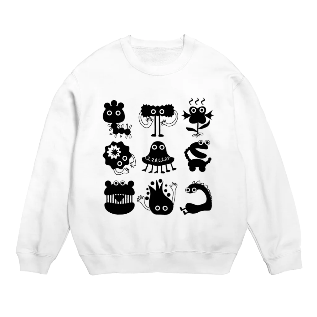 irodoruhanaの変な生き物 Crew Neck Sweatshirt