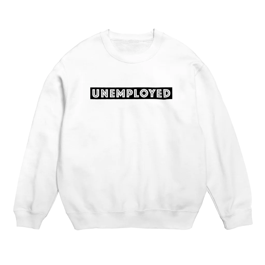 mincora.のニート UNEMPLOYED　- black ver. 02 - Crew Neck Sweatshirt