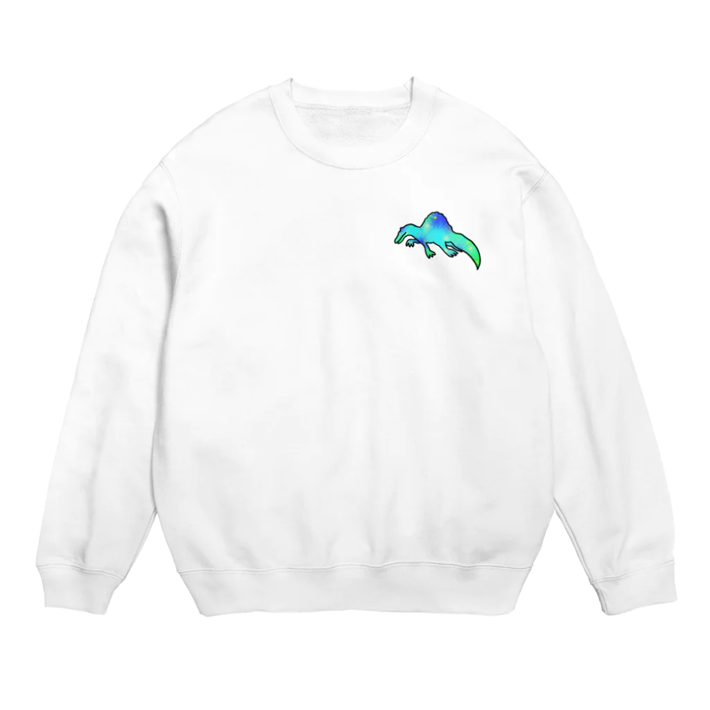 pluのカラフルスピノ❤️💛💚💙💜 Crew Neck Sweatshirt