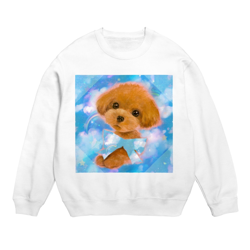 かわいいトイプードルの子犬と夢かわいい雲のイラスト Norima 39 S Shop Norima のスウェット通販 Suzuri スズリ かわいいトイプードルの子犬と夢かわいい雲のイラスト Norima 39 S Shop Norima のスウェット通販 Suzuri スズリ