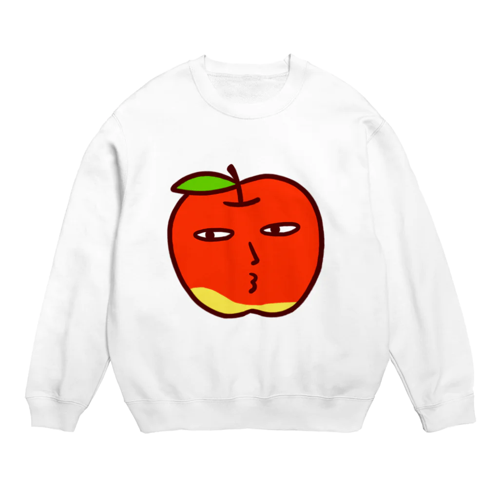 shirasumiのリンゴ Crew Neck Sweatshirt