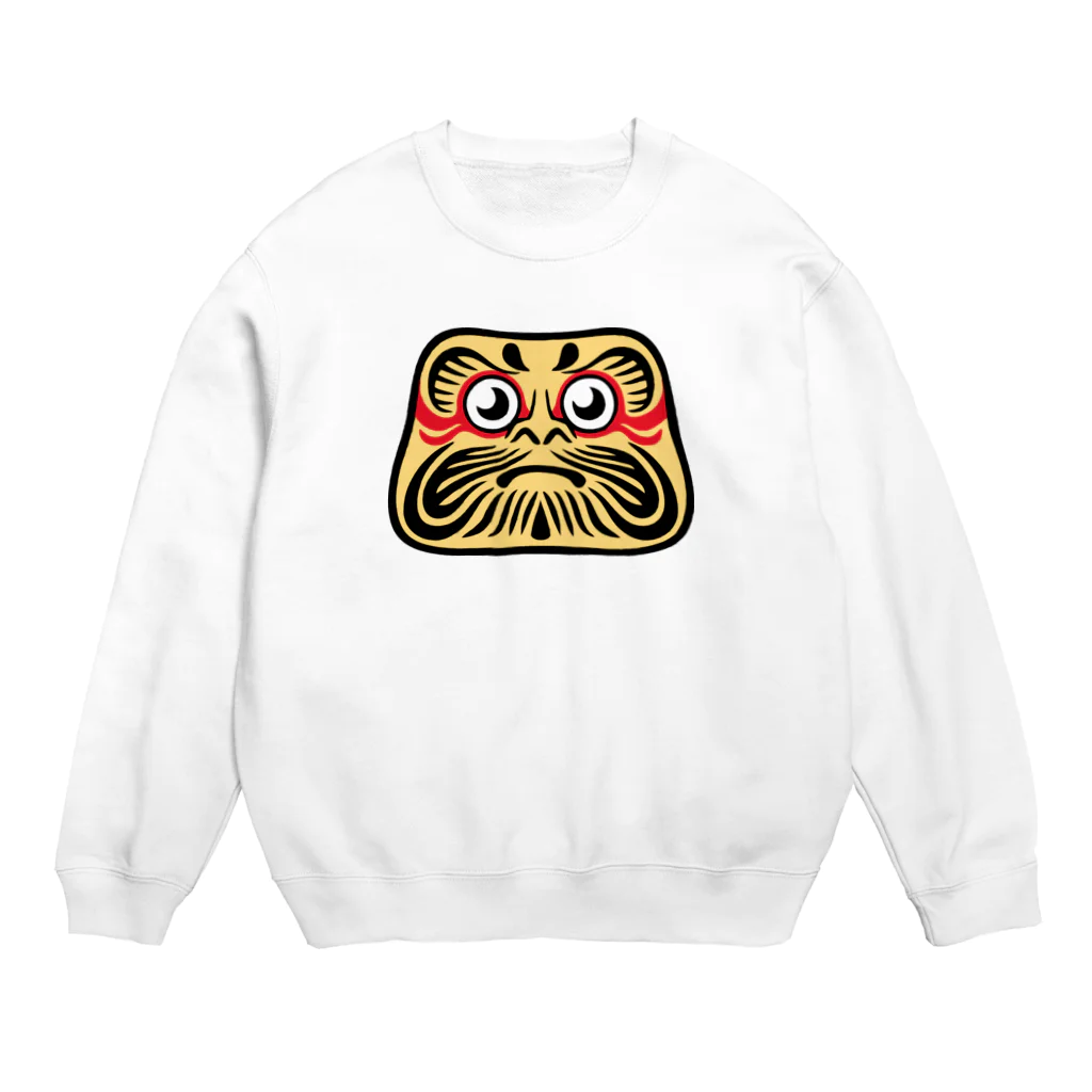 カンフーガールのだるま Crew Neck Sweatshirt