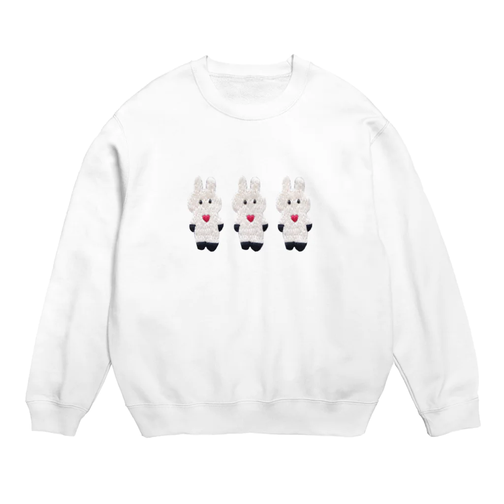 lovbitのラビちゃん🐰 Crew Neck Sweatshirt