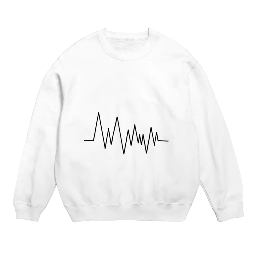 Mon_F13の___ぎざぎざパーカー___ Crew Neck Sweatshirt