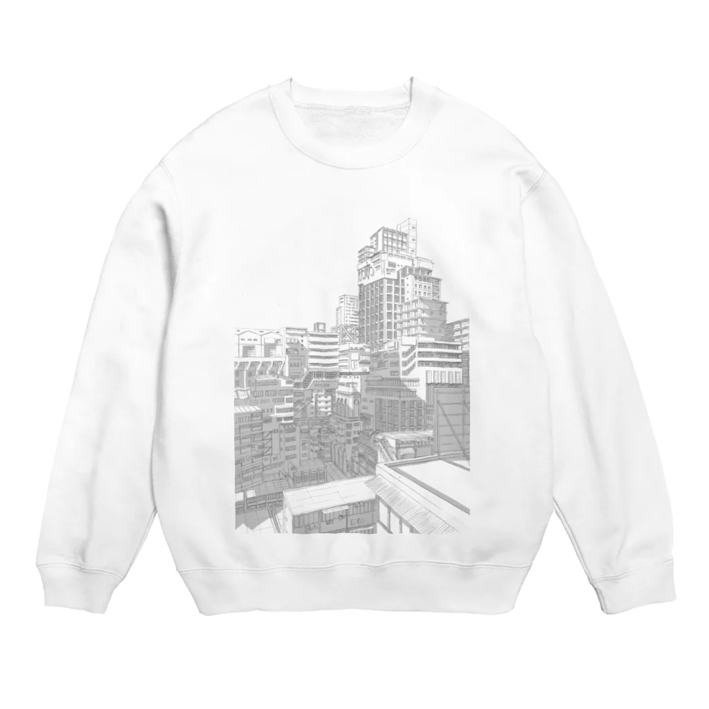 ꓠꓲꓤの層巣街 Crew Neck Sweatshirt