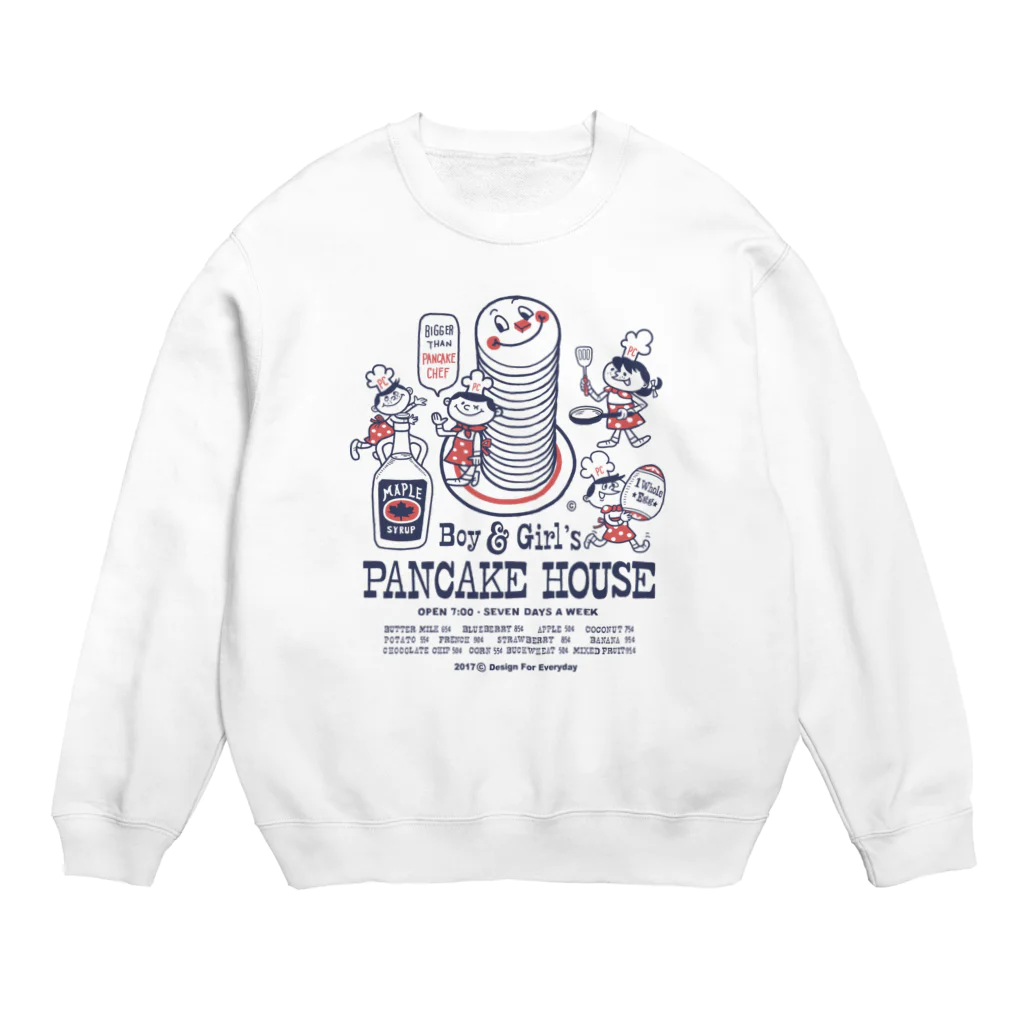 Design For EverydayのBoy&Girl'sパンケーキハウス Crew Neck Sweatshirt