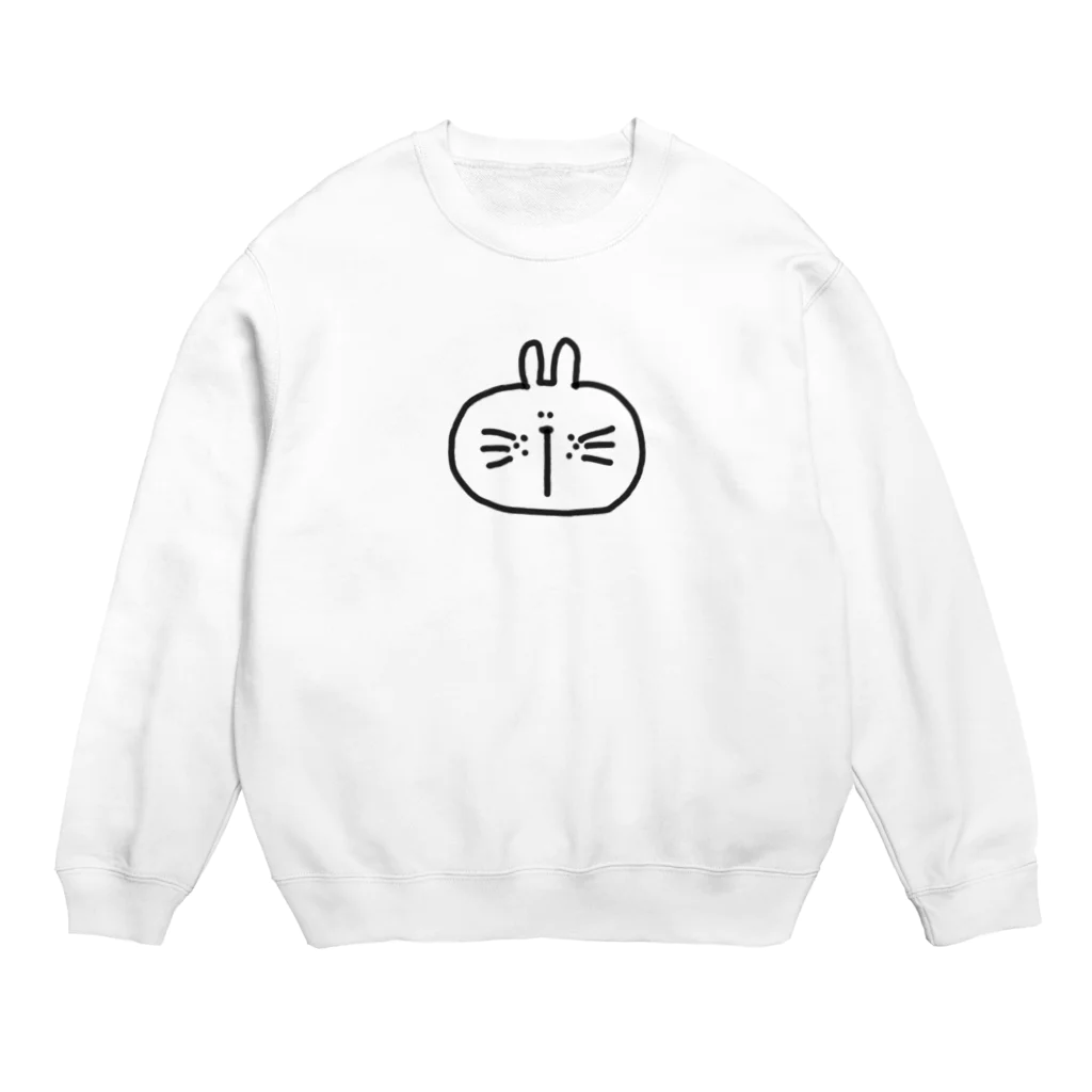 れんれんのぼけうさ Crew Neck Sweatshirt