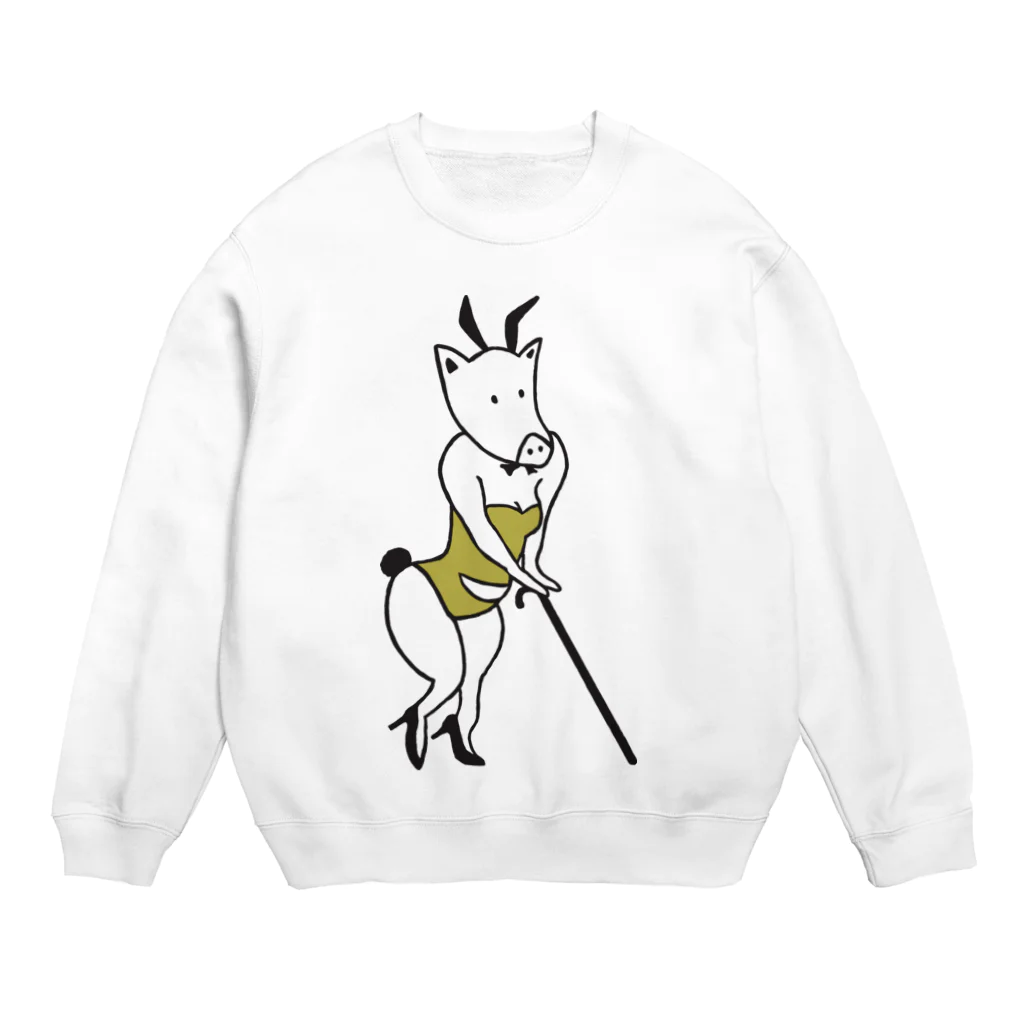 HAPPINESS_KANGAROOのHAPPINESS KANGAROO Crew Neck Sweatshirt