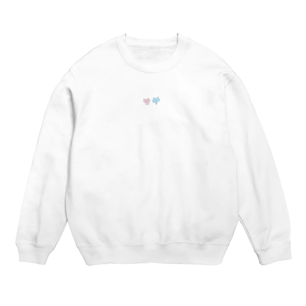 🐈ななくん🐈のエリンギとしいたけ Crew Neck Sweatshirt