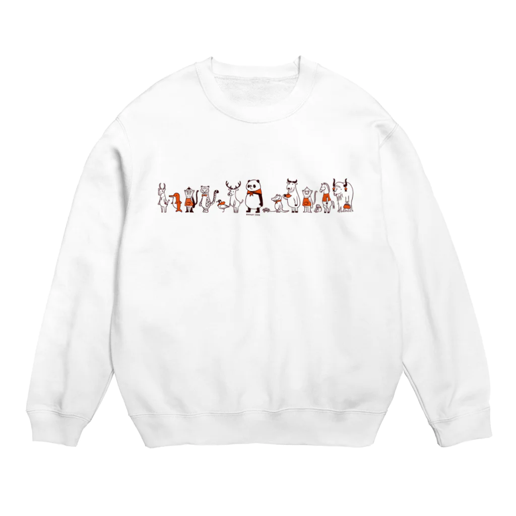 キッチュのみんなで！　パンダのおはなし Crew Neck Sweatshirt