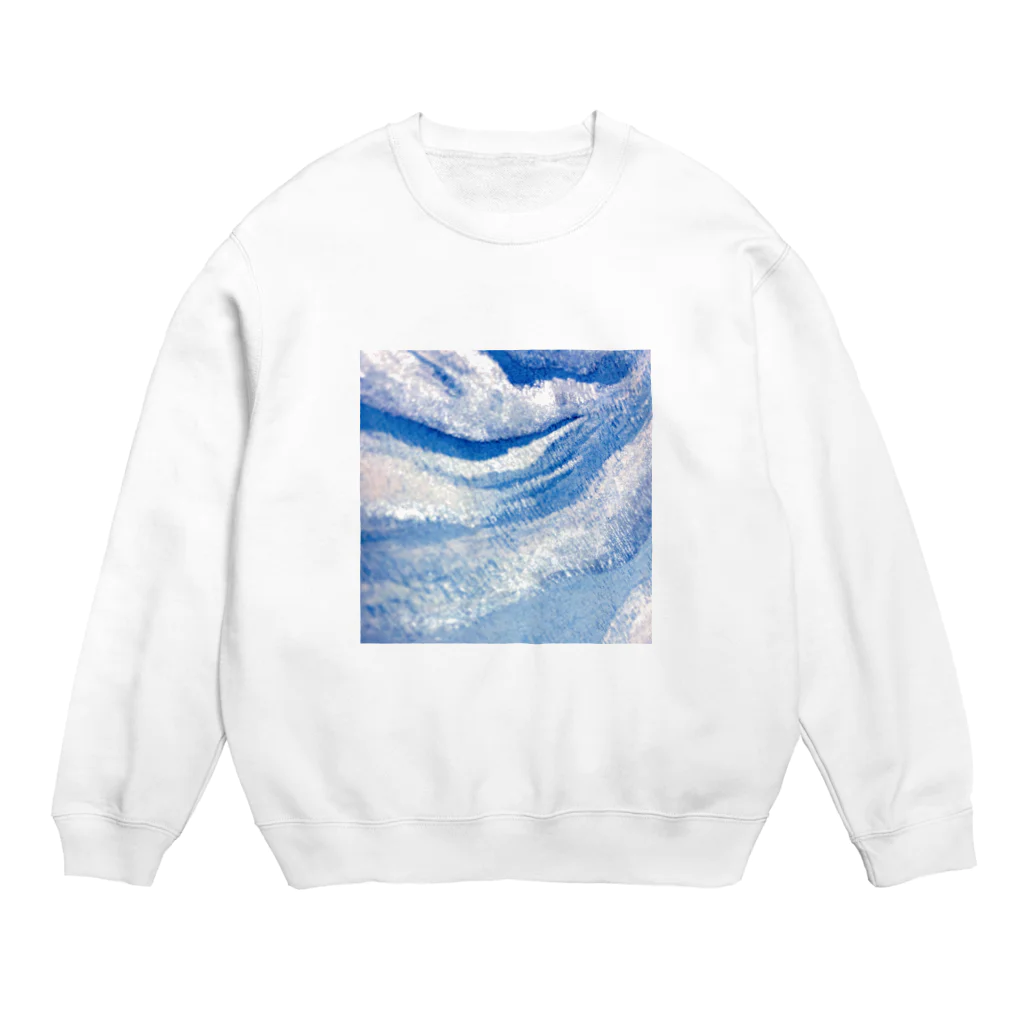 LUCENT LIFEの雲流 / Flowing clouds Crew Neck Sweatshirt
