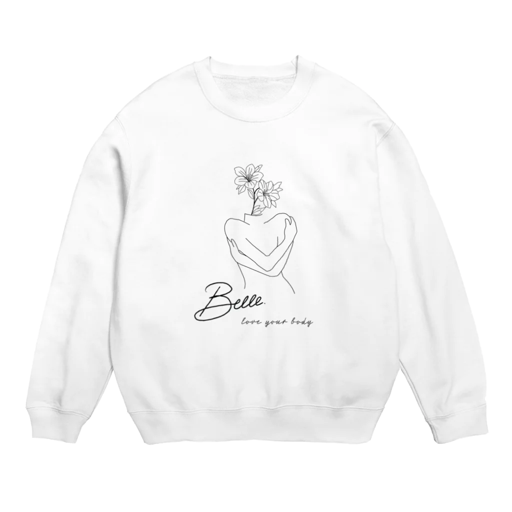 Belle.のBelle LOGO Crew Neck Sweatshirt