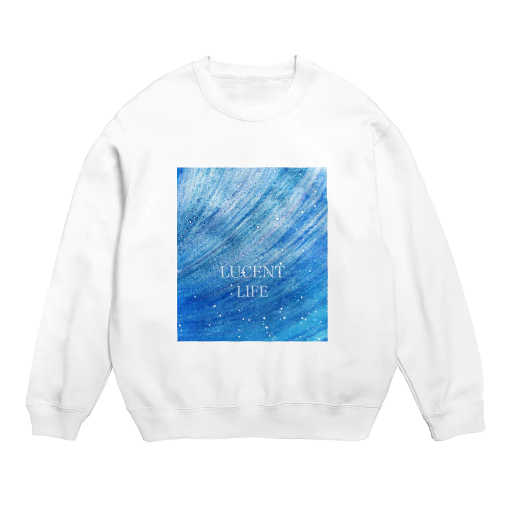 LUCENT LIFEのLUCENT LIFE 宇宙の風 / Space Wind Crew Neck Sweatshirt