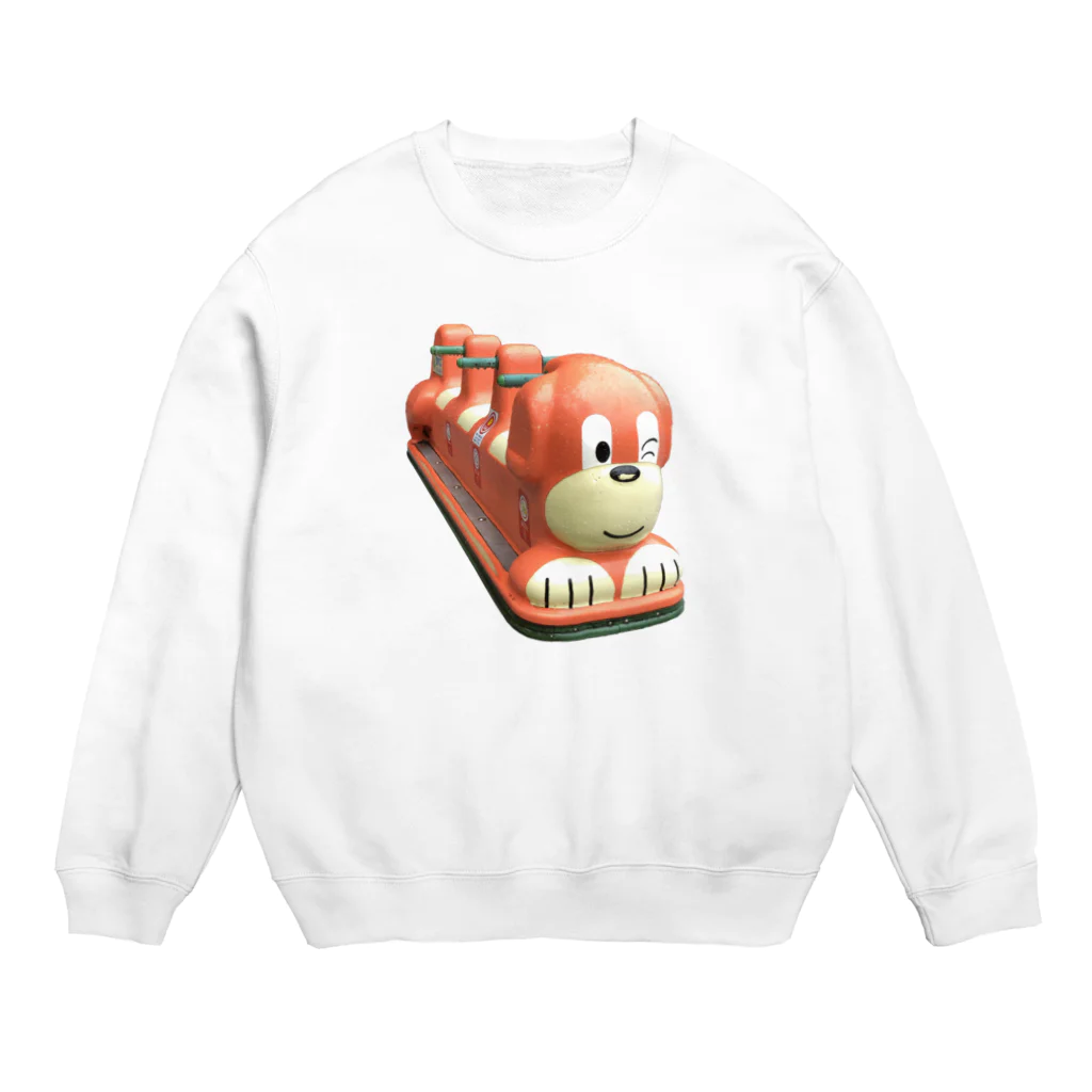 小さき友達のキメ顔のいぬ Crew Neck Sweatshirt