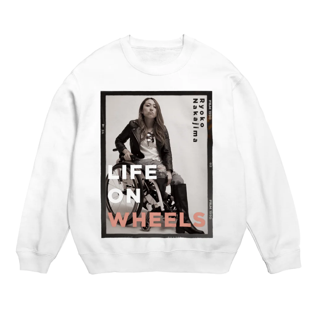 中嶋涼子の車椅子ですがなにか？！のFilm flame Crew Neck Sweatshirt