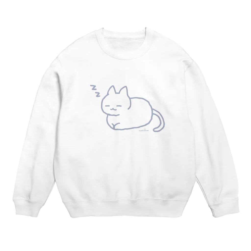 ゆめのおもちゃばこ。ｓのおひるねこ。 Crew Neck Sweatshirt