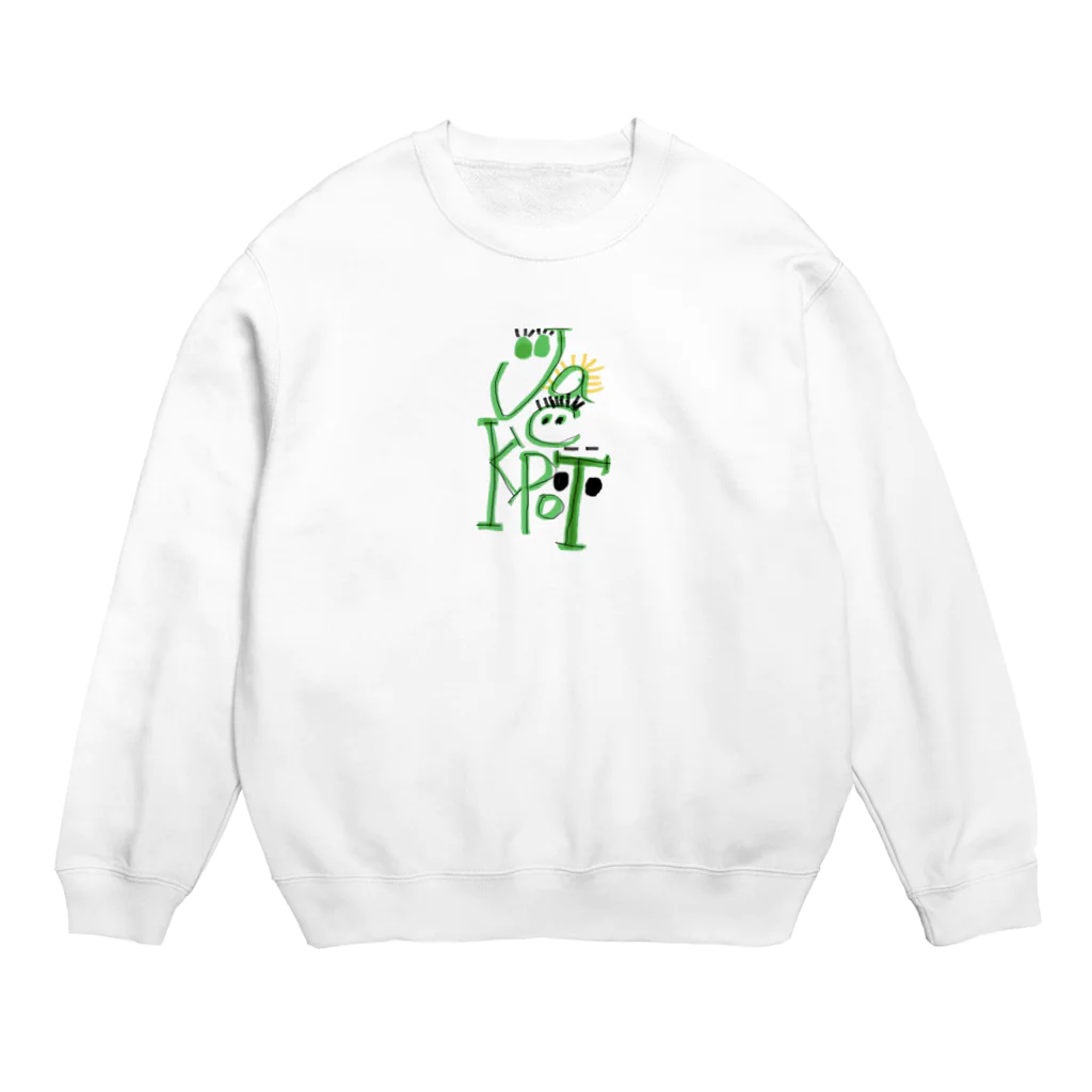 jackpotのjackpotグッズ design by kureha Crew Neck Sweatshirt