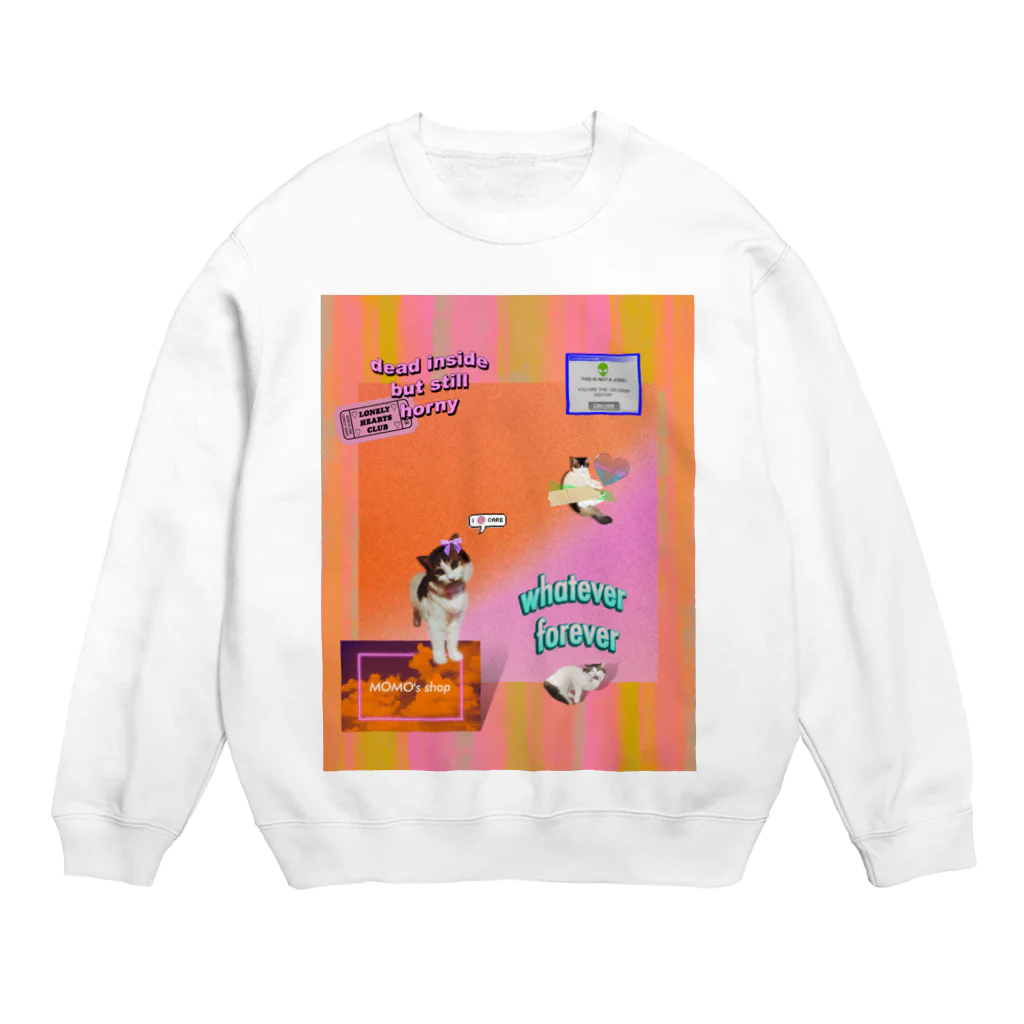 𝙈𝙊𝙈𝙊'𝙨 𝙎𝙝𝙤𝙥のvintage vaporwave #02 Crew Neck Sweatshirt