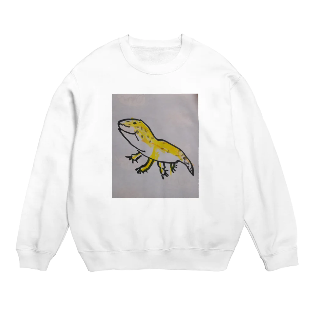 いきものショップのレオパードゲッコウのレオくん Crew Neck Sweatshirt