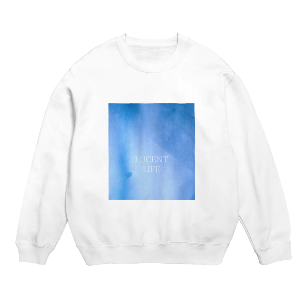 LUCENT LIFEのLUCENT LIFE 青世界 / Blue feeling Crew Neck Sweatshirt