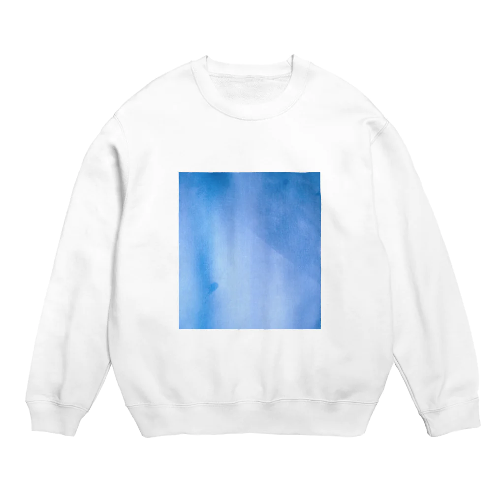 LUCENT LIFEの青世界 / Blue feeling Crew Neck Sweatshirt