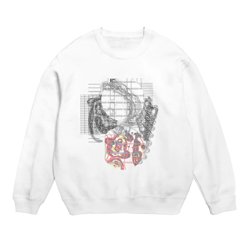 A day in asia　の#16 Asia with Multi-Standard 20210716 CompoundDigitalMicroscope version Crew Neck Sweatshirt