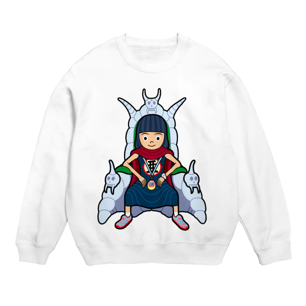 服部ともあきのあっちゃん大魔王 Crew Neck Sweatshirt