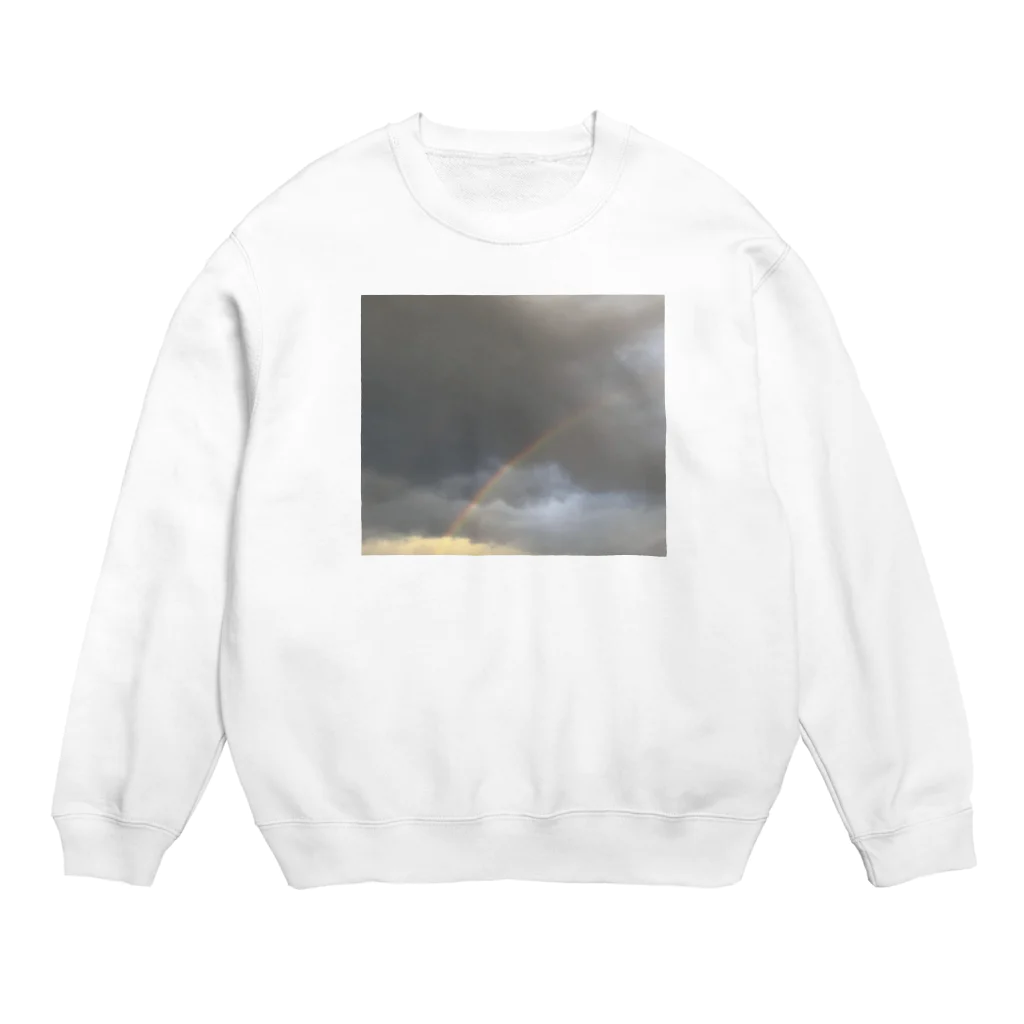 aaask_weaveの虹を見せたかったのです。 Crew Neck Sweatshirt