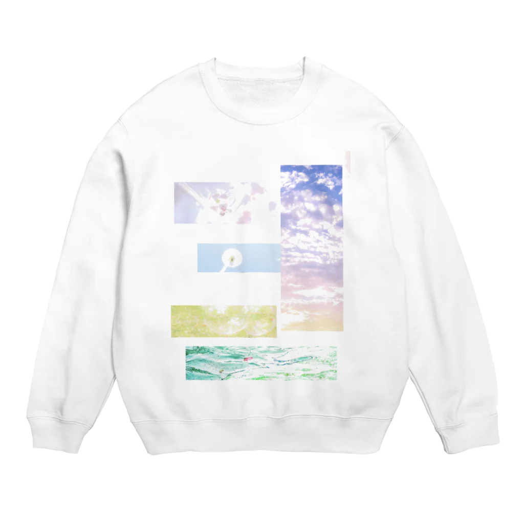 蛍石のブロック Crew Neck Sweatshirt