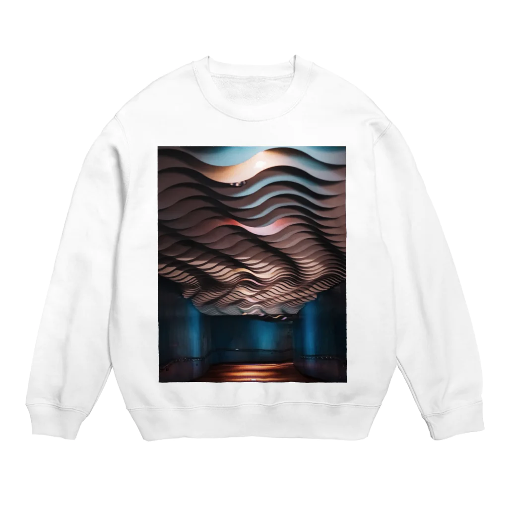 yohakuyaのiyoboya_kaikan　#Tシャツのよはくを埋める Crew Neck Sweatshirt