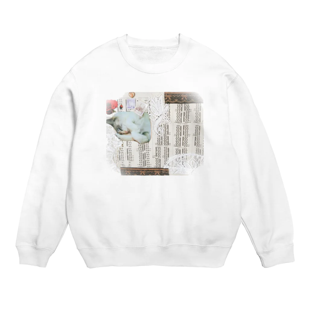 イエローローズのスクラップしおちゃん Crew Neck Sweatshirt