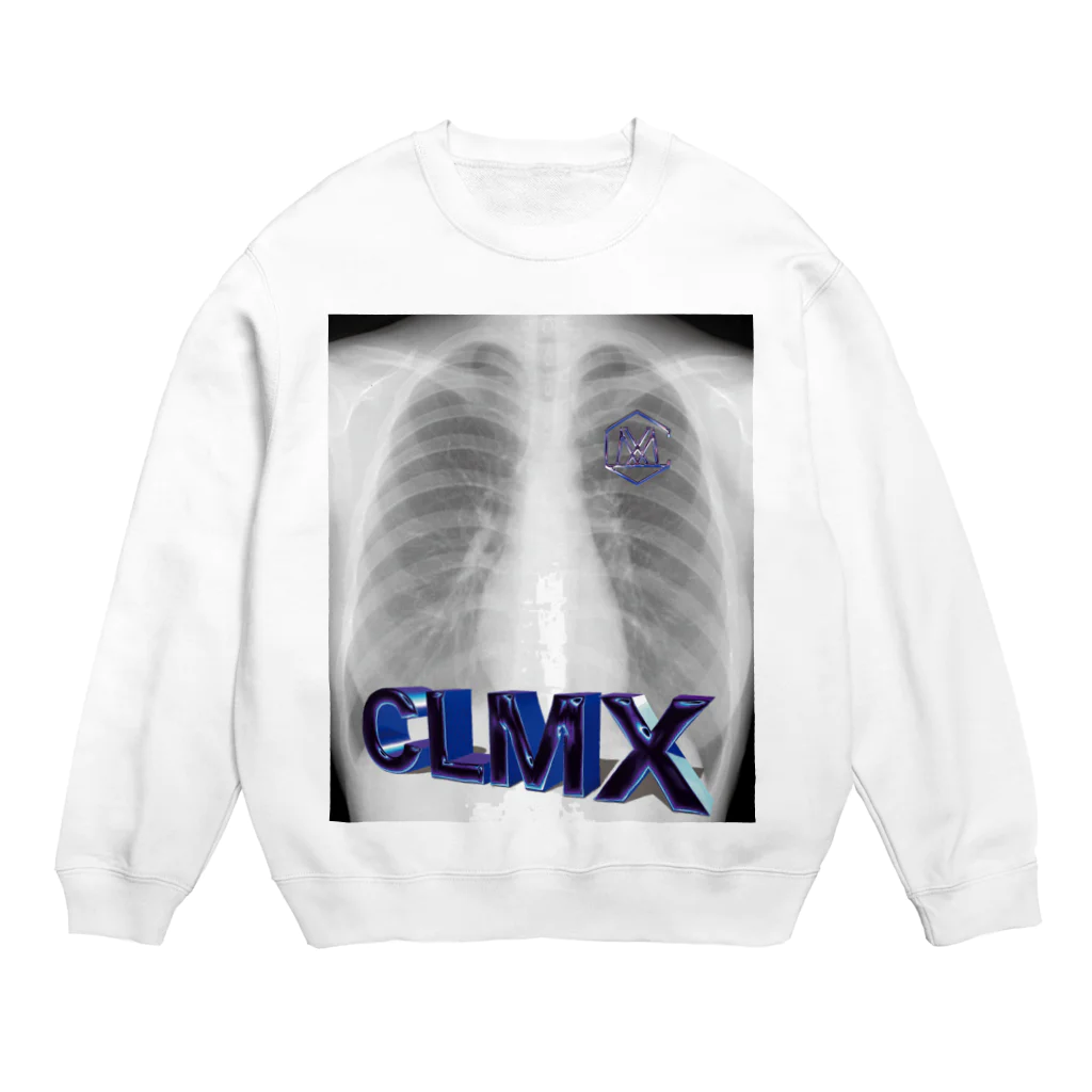 CLMX GOODS "2024"の"X-RAY" LOGO Crew Neck Sweatshirt