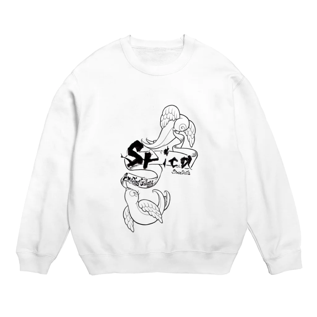 shuharyのTatoo artist &Japanese Calligrapher  Crew Neck Sweatshirt