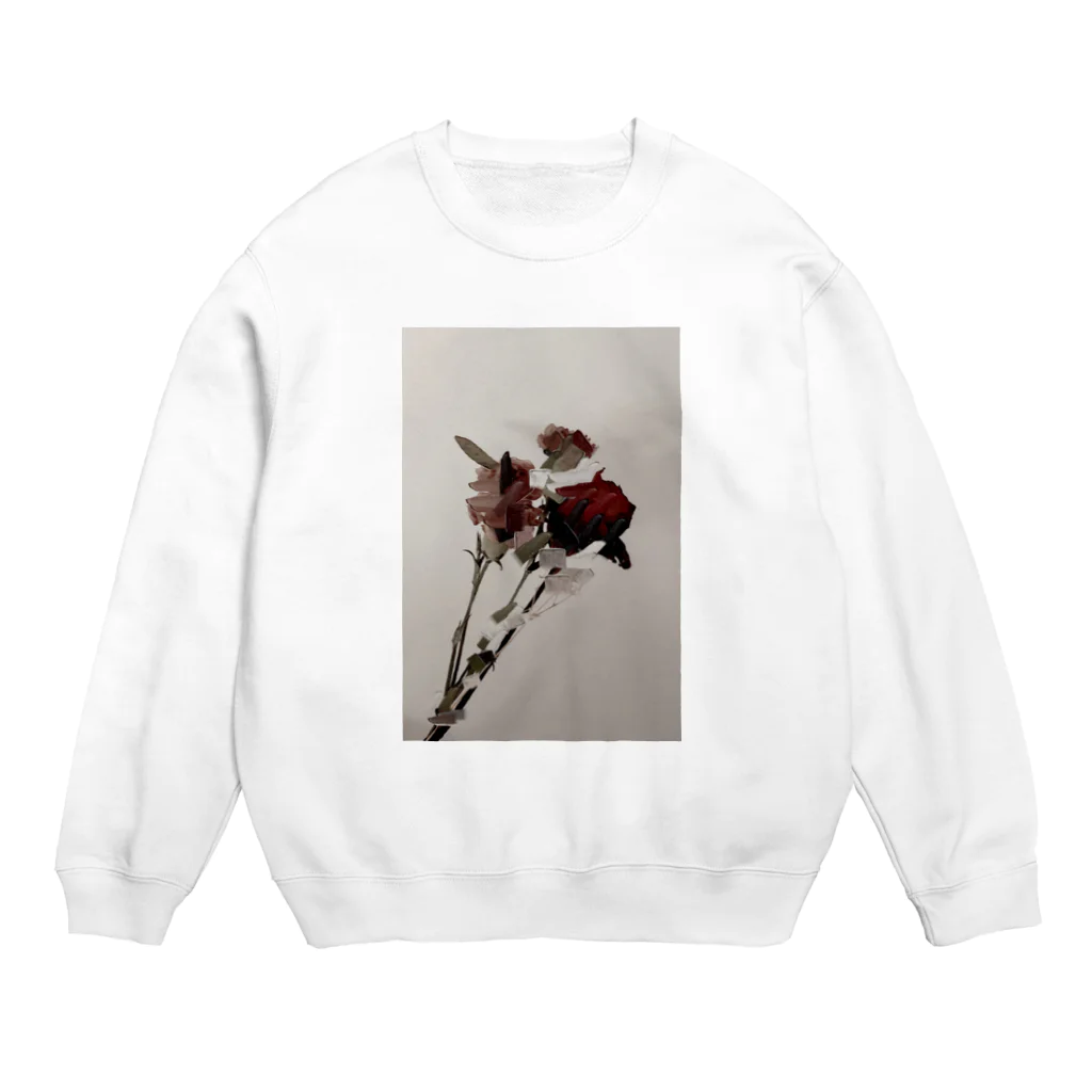 rilybiiのドライフラワー Crew Neck Sweatshirt