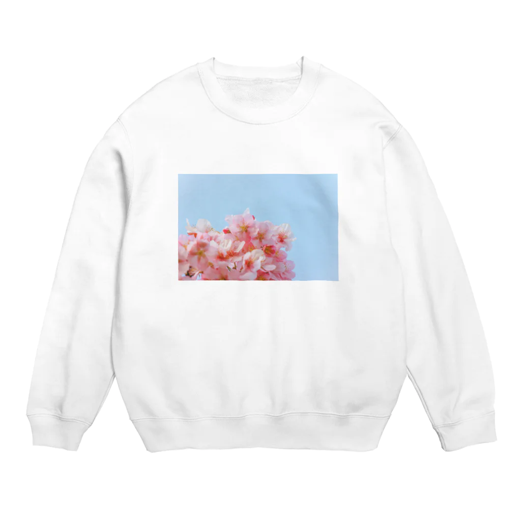 日常の一コマの桜 Crew Neck Sweatshirt