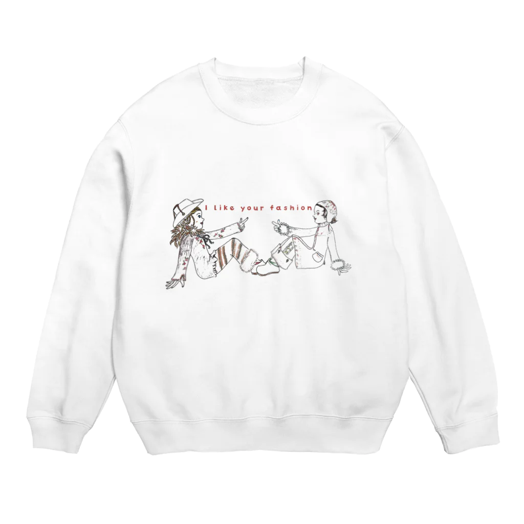 ジョリーマンダリンのあんたのファッション最高 Crew Neck Sweatshirt