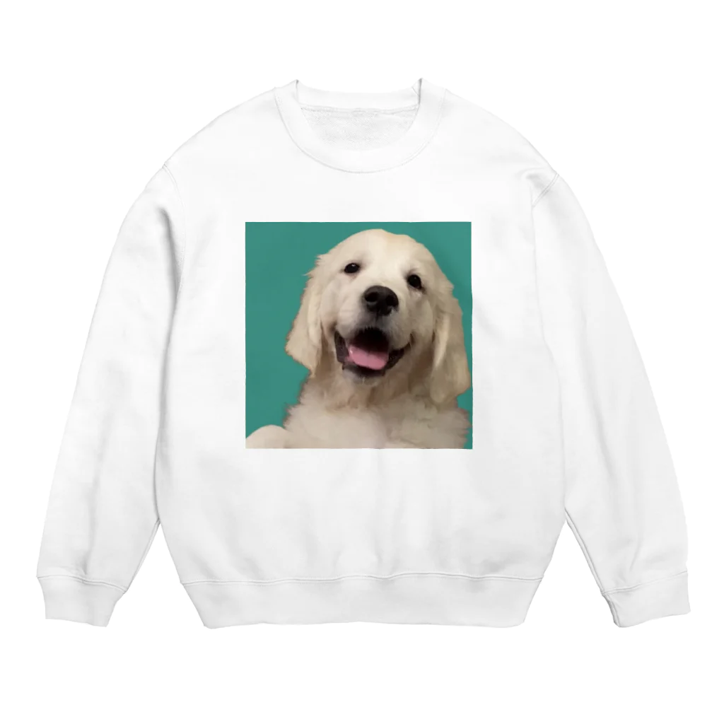 seaの犬 ゴールデンレトリバー にっこり Crew Neck Sweatshirt