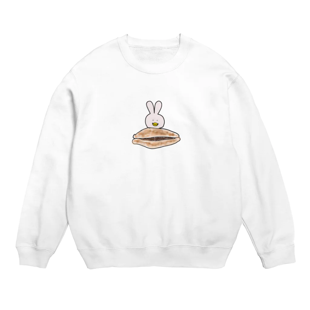 yonepiのおみせのどらやきうさぎ Crew Neck Sweatshirt